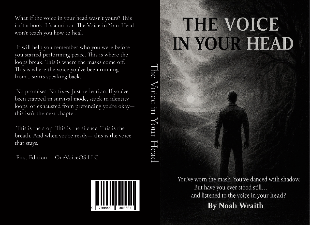 Book cover of 'The Voice in Your Head' with a silhouette of a person and text.